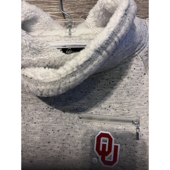 OU Oklahoma Sooners ladies pullover hoodie small smooth fleece lining Size S - Picture 3 of 7